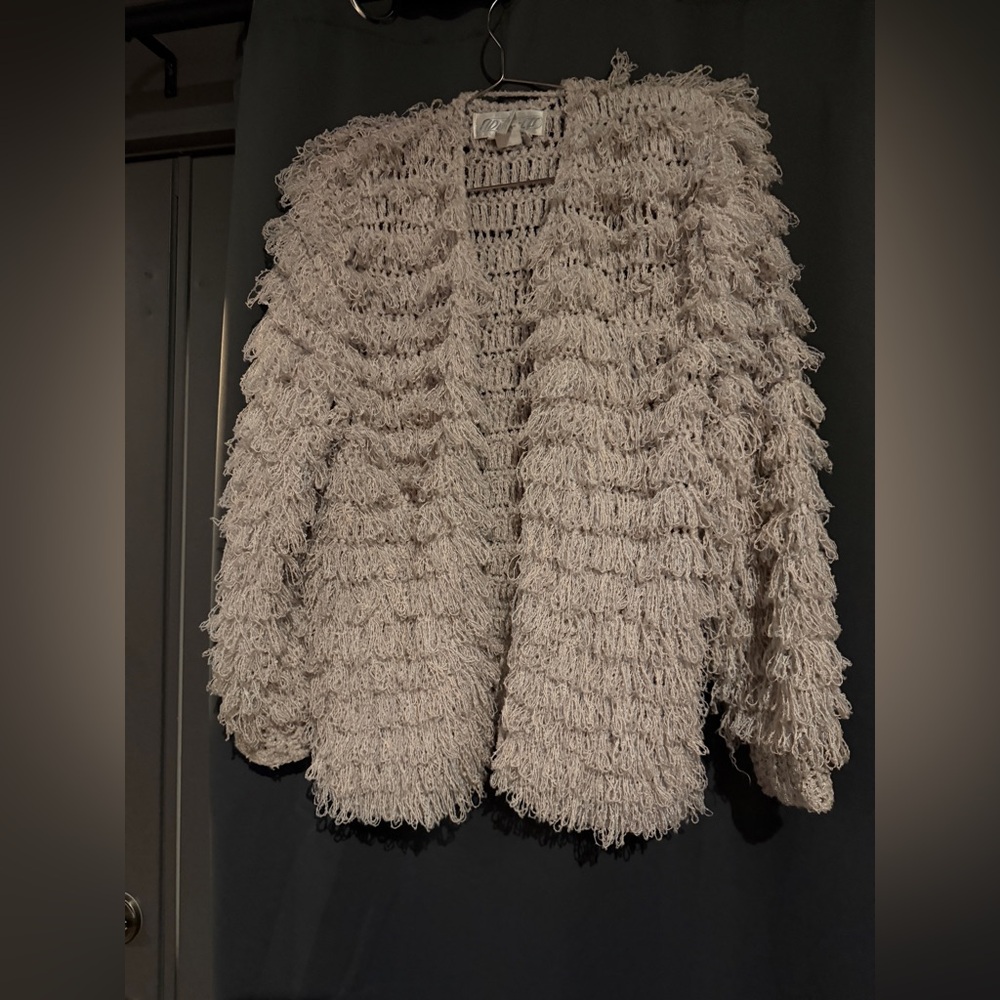 Side Effects Vintage Shag Cardigan